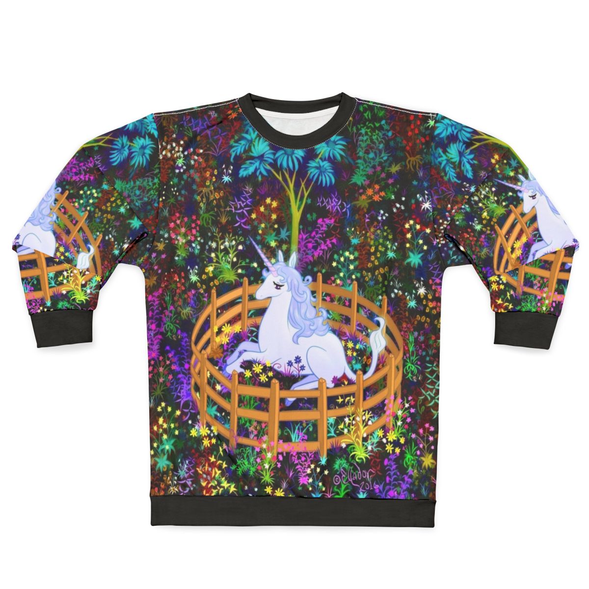 The Last Unicorn In Captivity Fantasy Sweatshirt