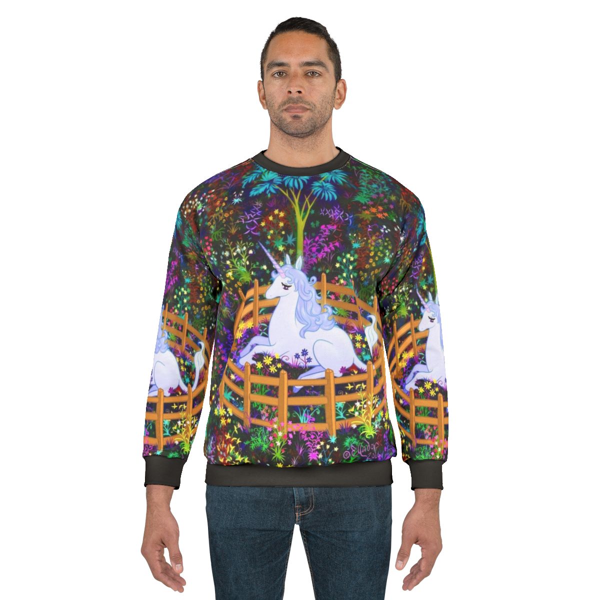 The Last Unicorn In Captivity Fantasy Sweatshirt