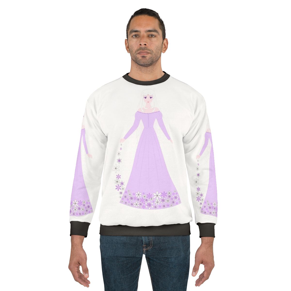 Lady Amalthea from The Last Unicorn fantasy sweatshirt