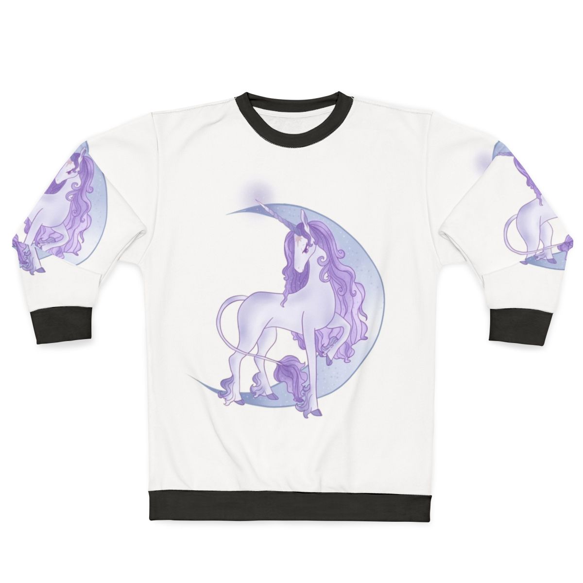 The Last Unicorn Crescent Moon Magical Sweatshirt