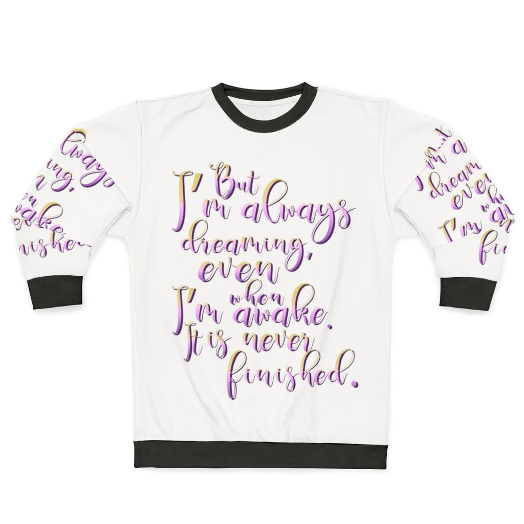 The Last Unicorn Quote Sweatshirt 2 with Unicorn Graphic