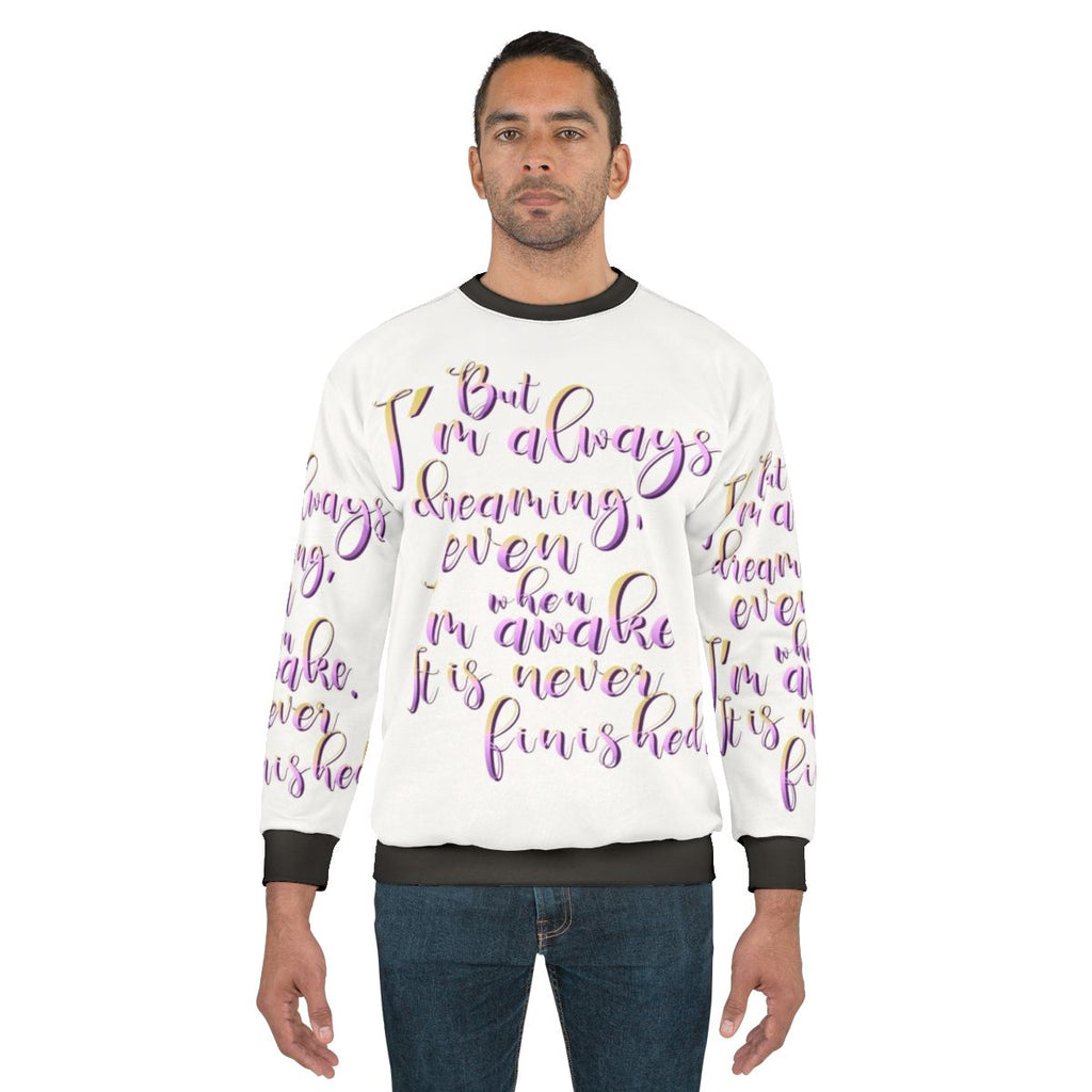 The Last Unicorn Quote Sweatshirt 2 with Unicorn Graphic