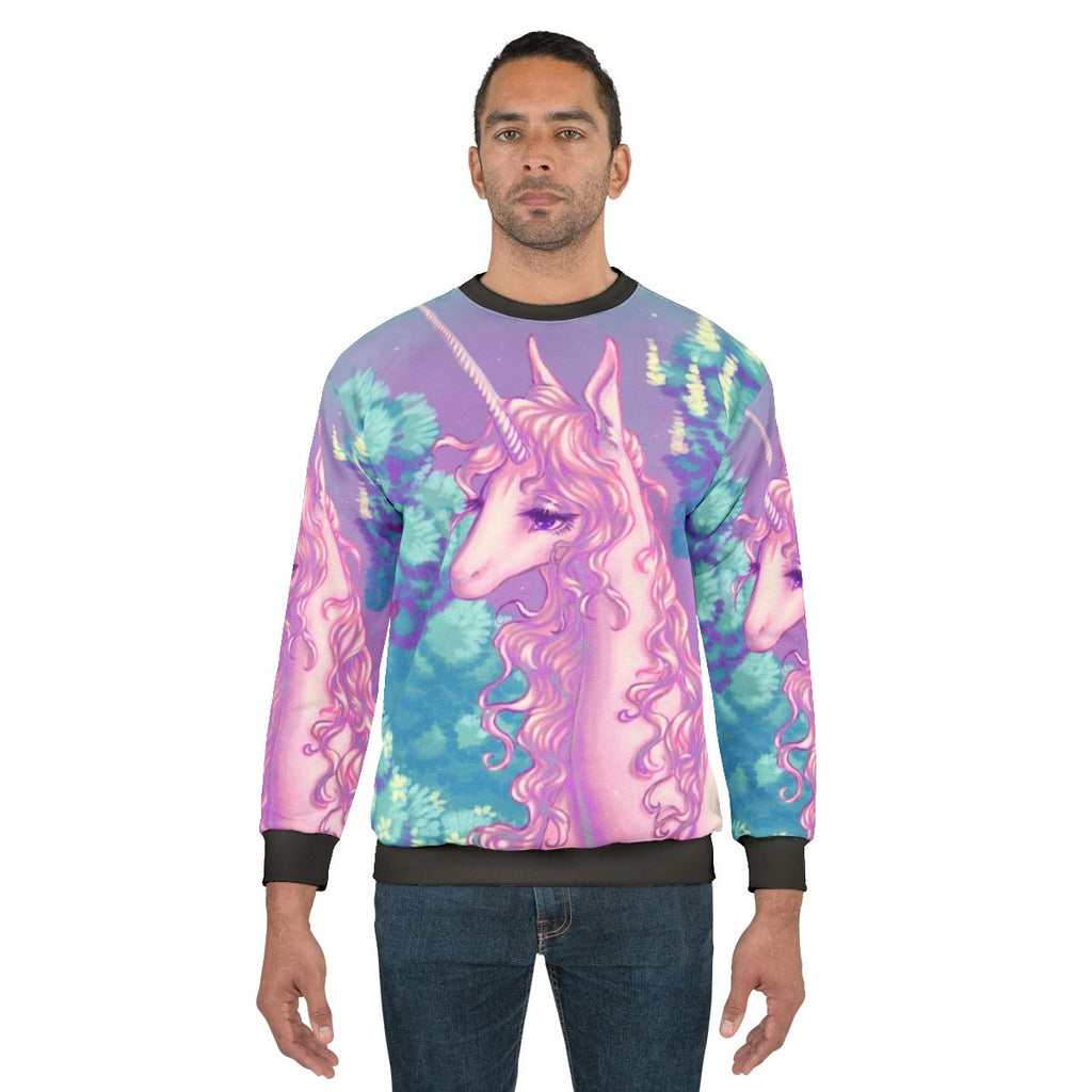 The Last Unicorn Forest Sweatshirt - Retro 80s Unicorn Apparel