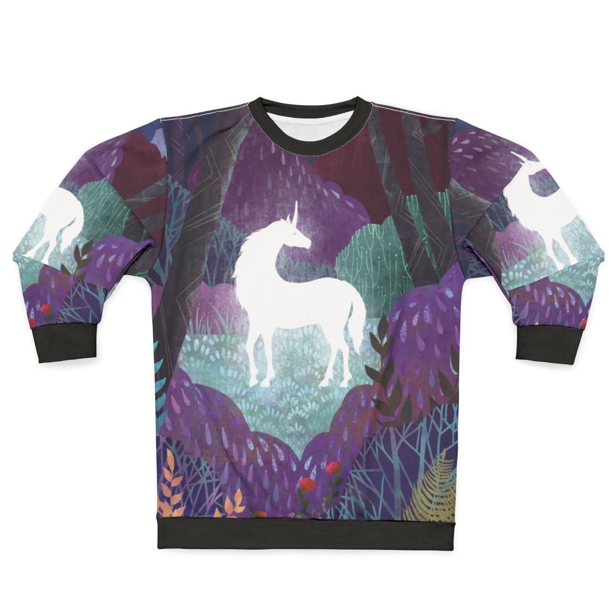 The Last Unicorn Sweatshirt in Vibrant Purple