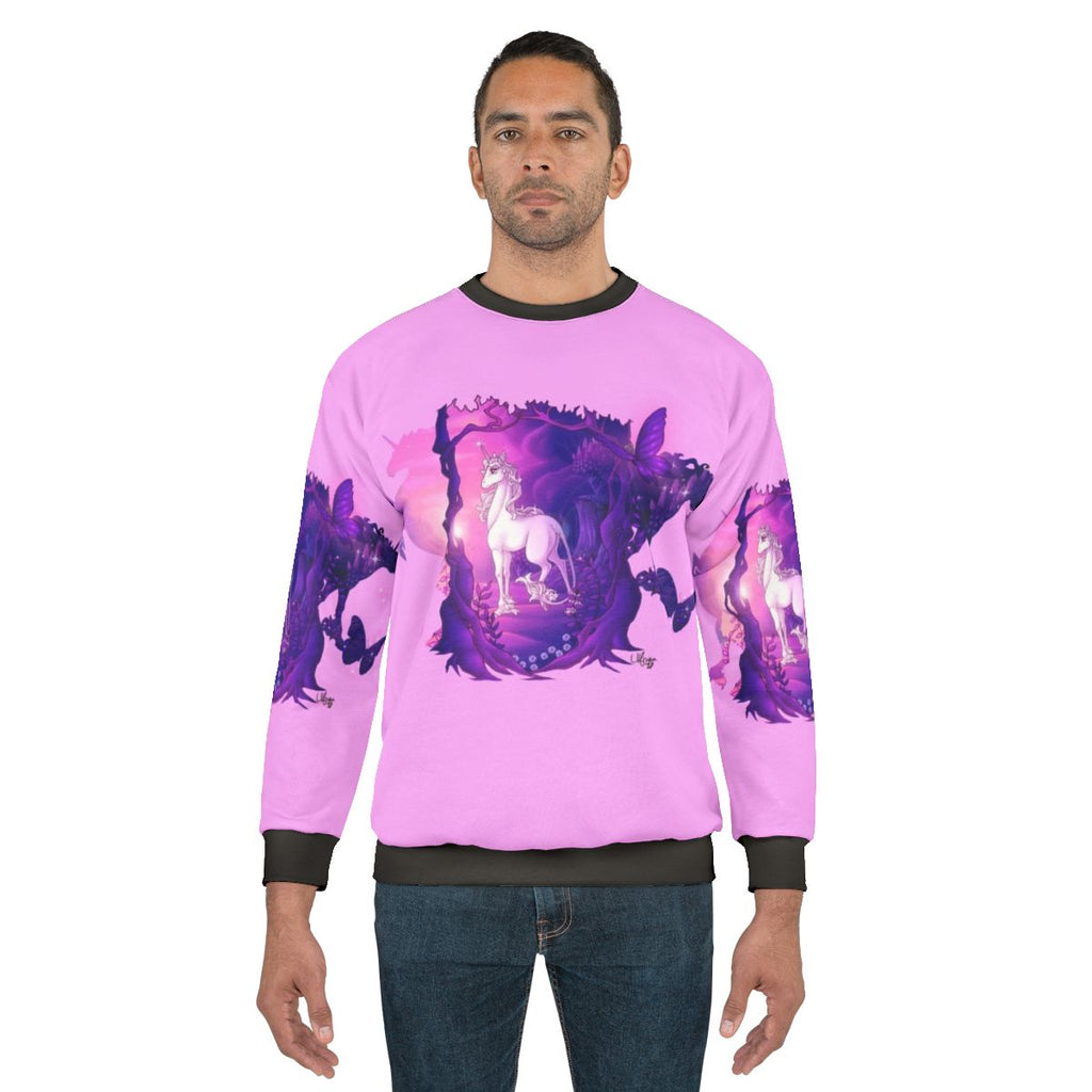The Last Unicorn Sweatshirt featuring the mythical creature Amalthea
