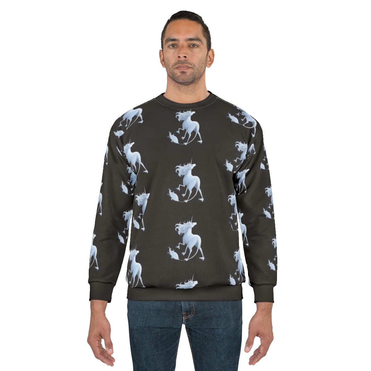The Last Unicorn dark fantasy sweatshirt