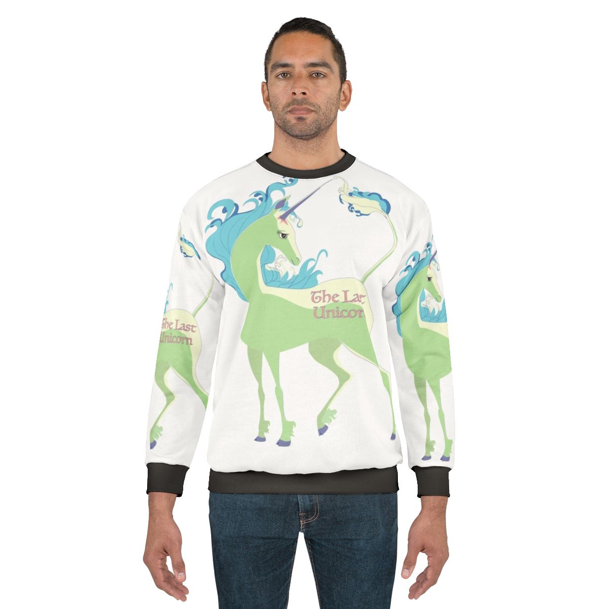 The Last Unicorn Green Sweatshirt for Fantasy Enthusiasts