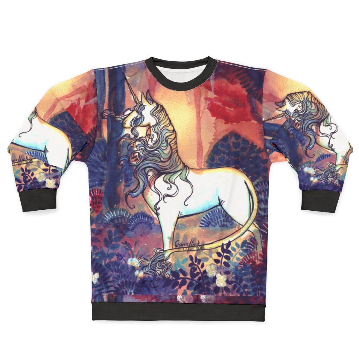 Watercolor The Last Unicorn Sweatshirt