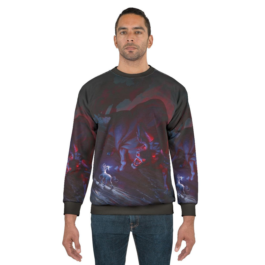 The Last Unicorn Sweatshirt featuring a majestic unicorn