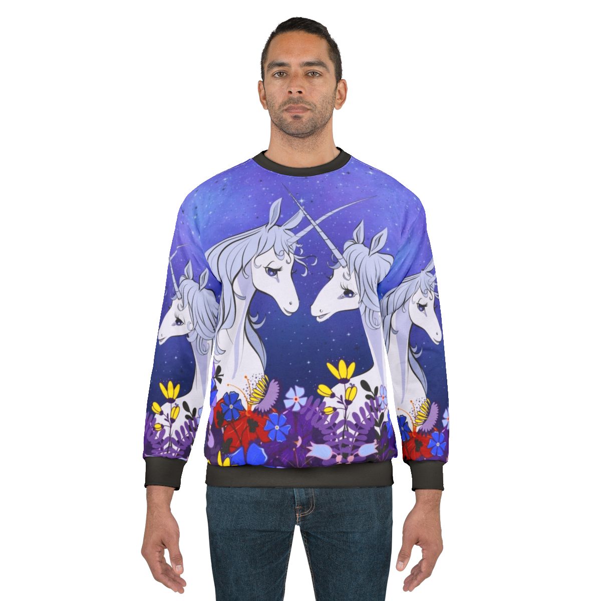 The Last Unicorn 80s Fantasy Sweatshirt