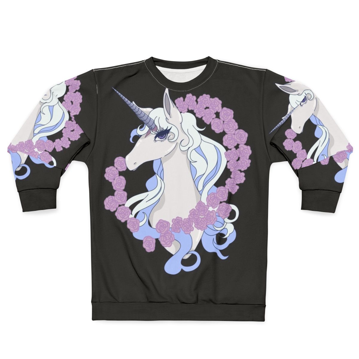 The Last Unicorn Lady Amalthea Sweatshirt featuring the main character