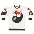 Yin Yang Origami Sweatshirt with The Last Unicorn Graphic