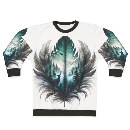 Forest Feather Sweatshirt for Outdoor Enthusiasts