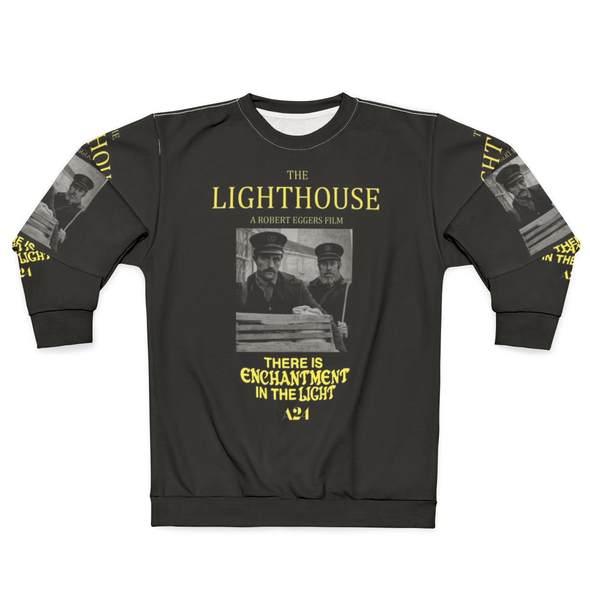 The Lighthouse Sweatshirt featuring a graphic design from the A24 horror film