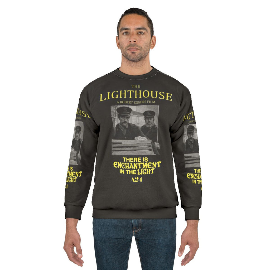 The Lighthouse Sweatshirt featuring a graphic design from the A24 horror film