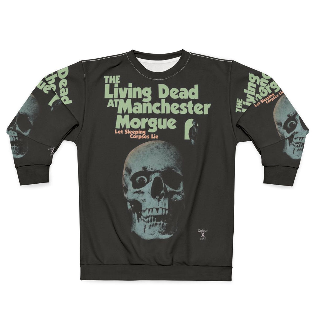 Retro horror 'The Living Dead at Manchester Morgue' sweatshirt