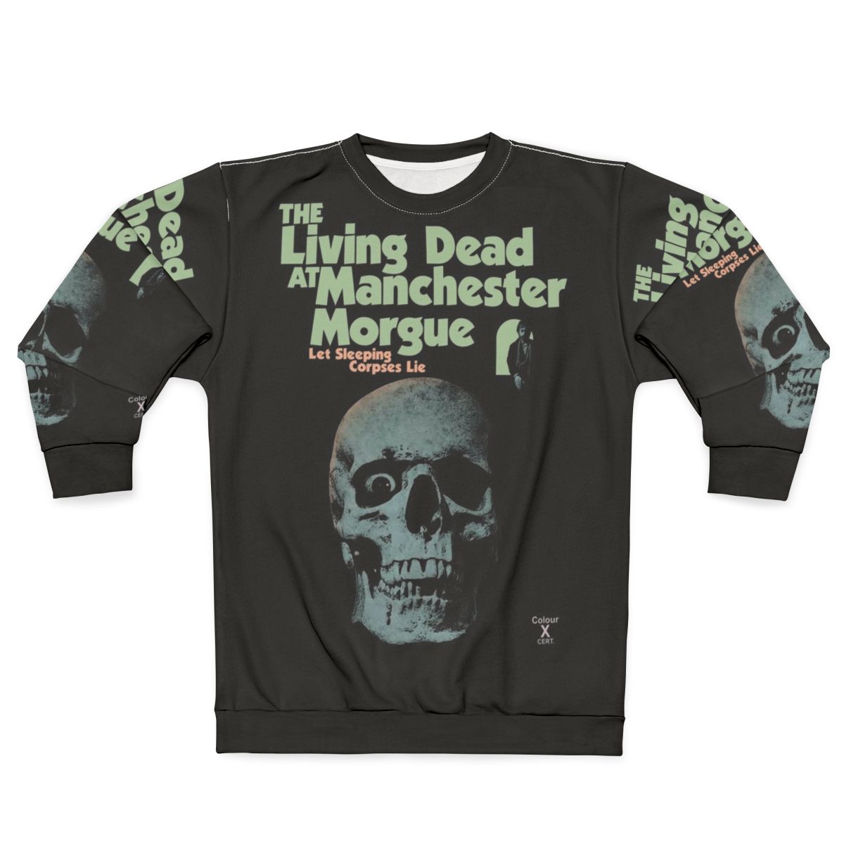 Retro horror 'The Living Dead at Manchester Morgue' sweatshirt