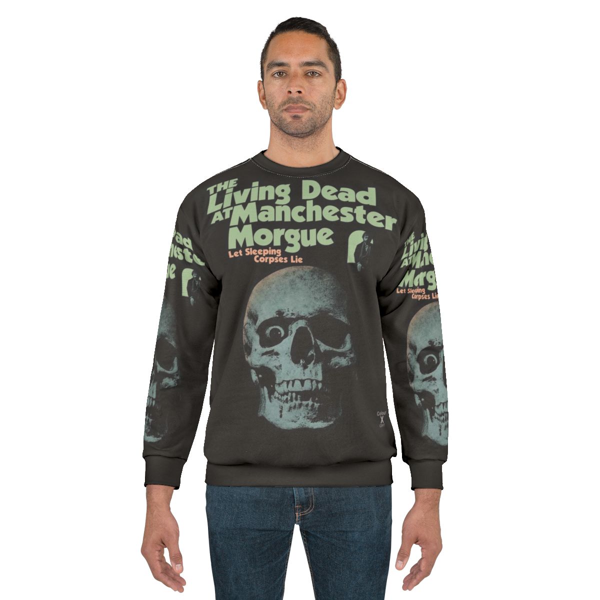 Retro horror 'The Living Dead at Manchester Morgue' sweatshirt