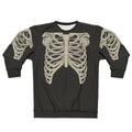 Dark and gothic ribcage sweatshirt from The Locked Tomb series