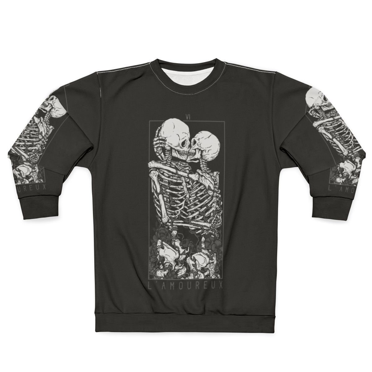 Lovers Tarot Sweatshirt - Dark Romance Apparel