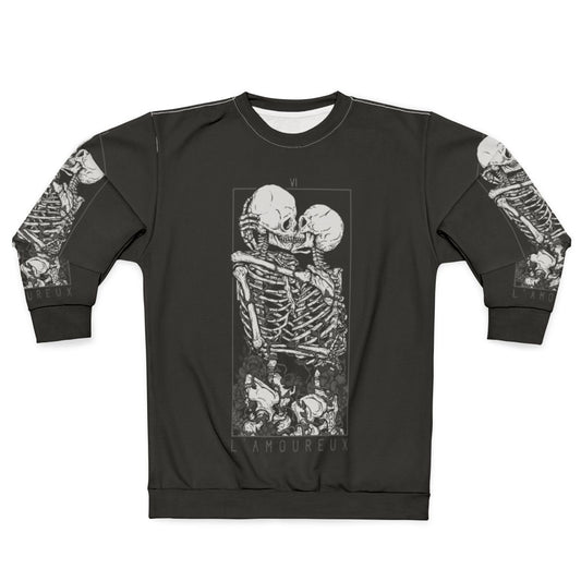 Lovers Tarot Sweatshirt - Dark Romance Apparel