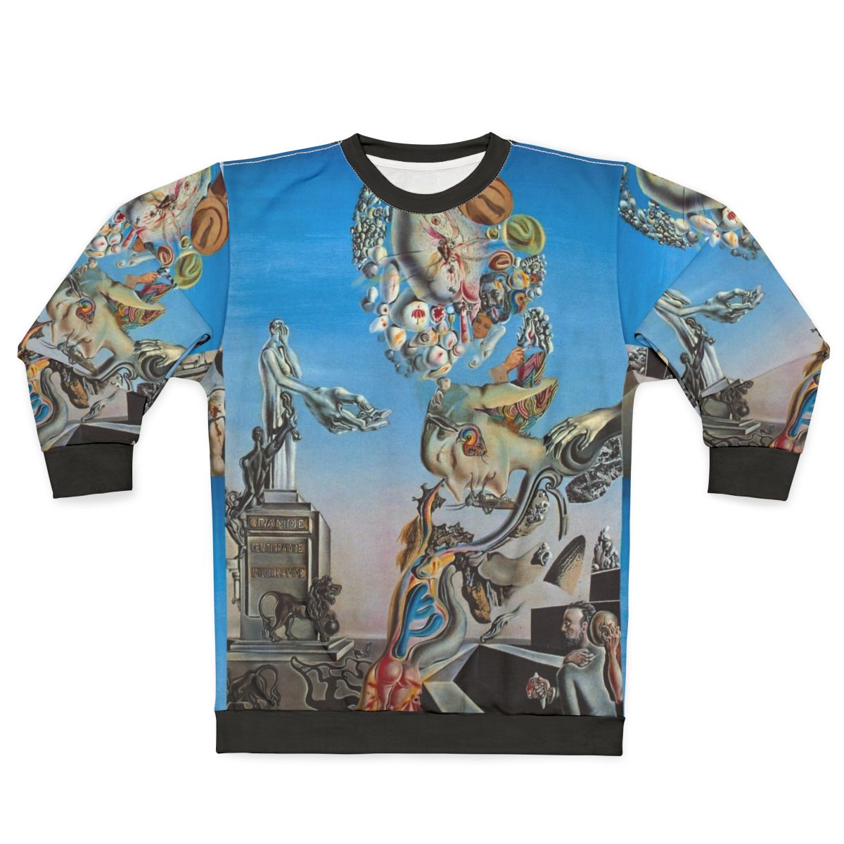 Surreal Salvador Dali-inspired desert dreamscape sweatshirt