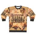 Vintage western tribute sweatshirt with cowboy, movie and retro elements