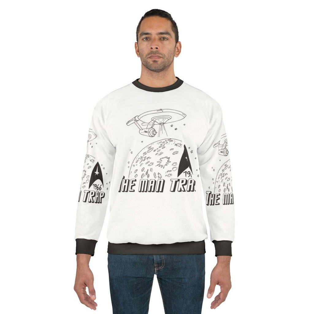 The Man Trap Star Trek Sweatshirt 2 featuring official Star Trek graphics and designs