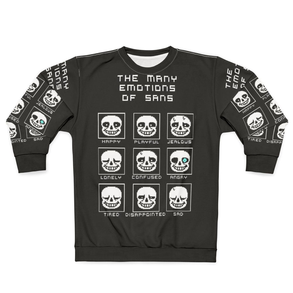 The Many Emotions of Sans Undertale Sweatshirt