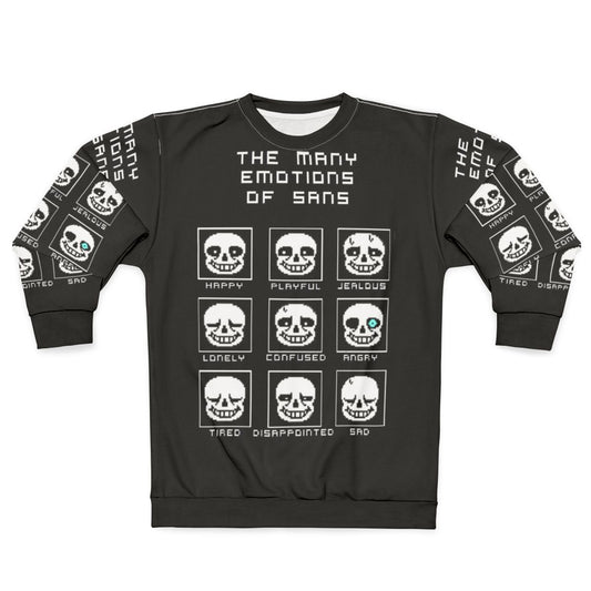 The Many Emotions of Sans Undertale Sweatshirt