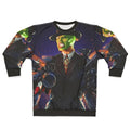 The Mask Sweatshirt 3 featuring the iconic green superhero character from the Jim Carrey comedy