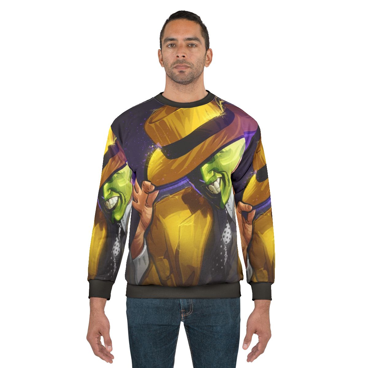 The Mask Sweatshirt featuring Jim Carrey's iconic character