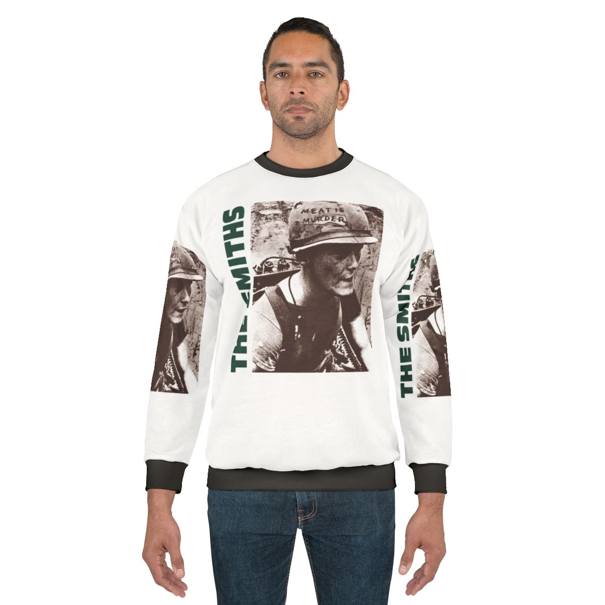 The Meat Soldiers classic rock and heavy metal band logo sweatshirt