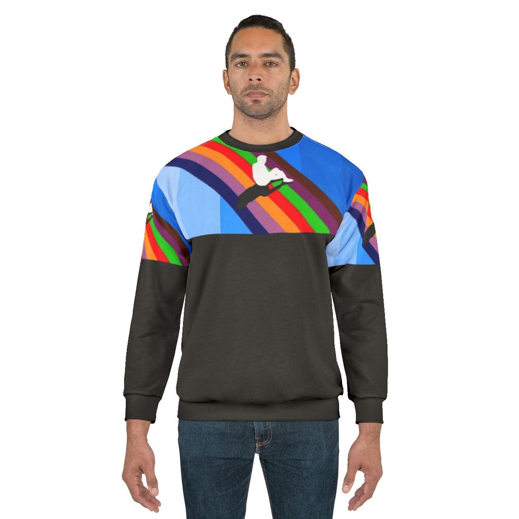Melodic Blue Sweatshirt - Music Apparel for Rap Fans