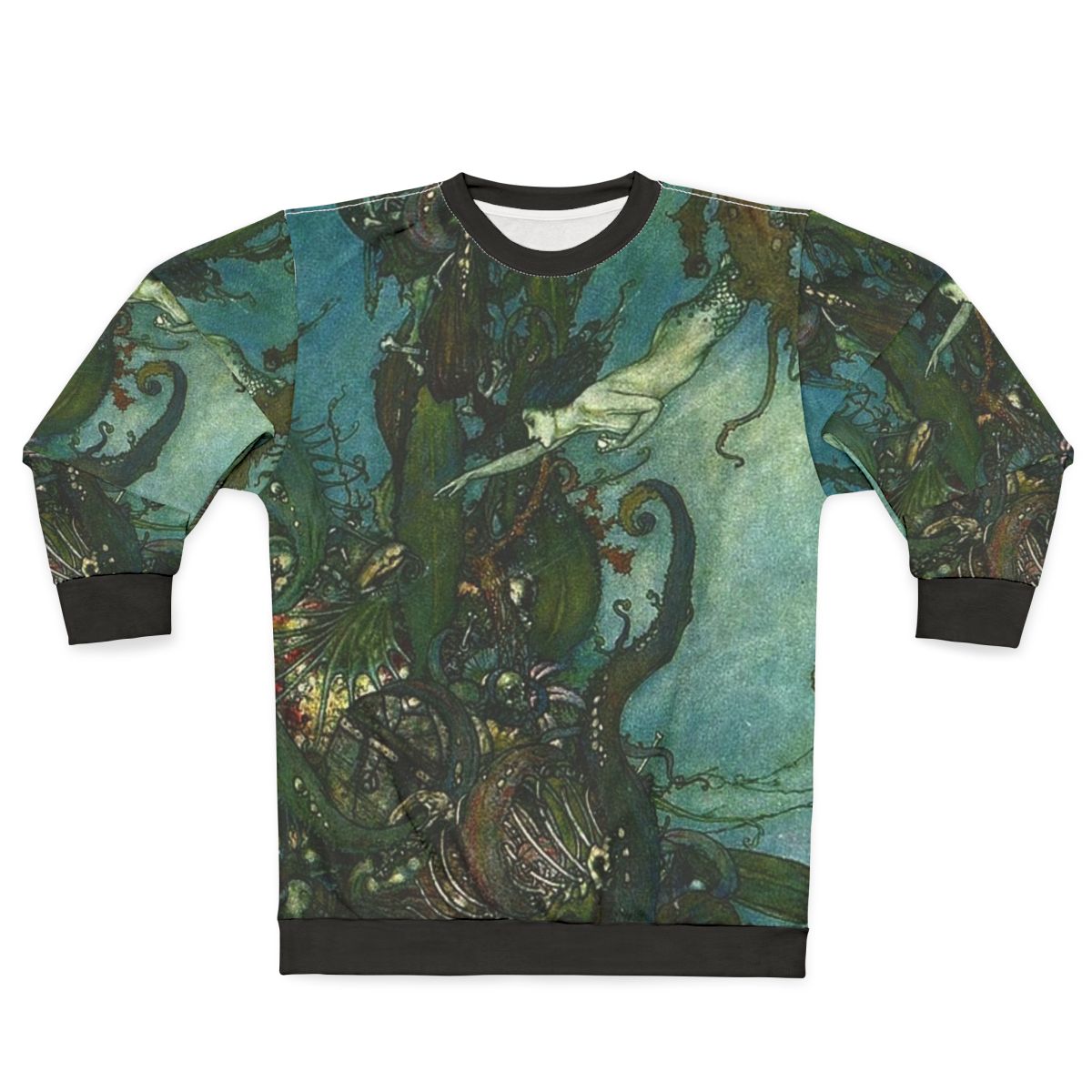 Edmund Dulac's 'The Mermaid' Sweatshirt