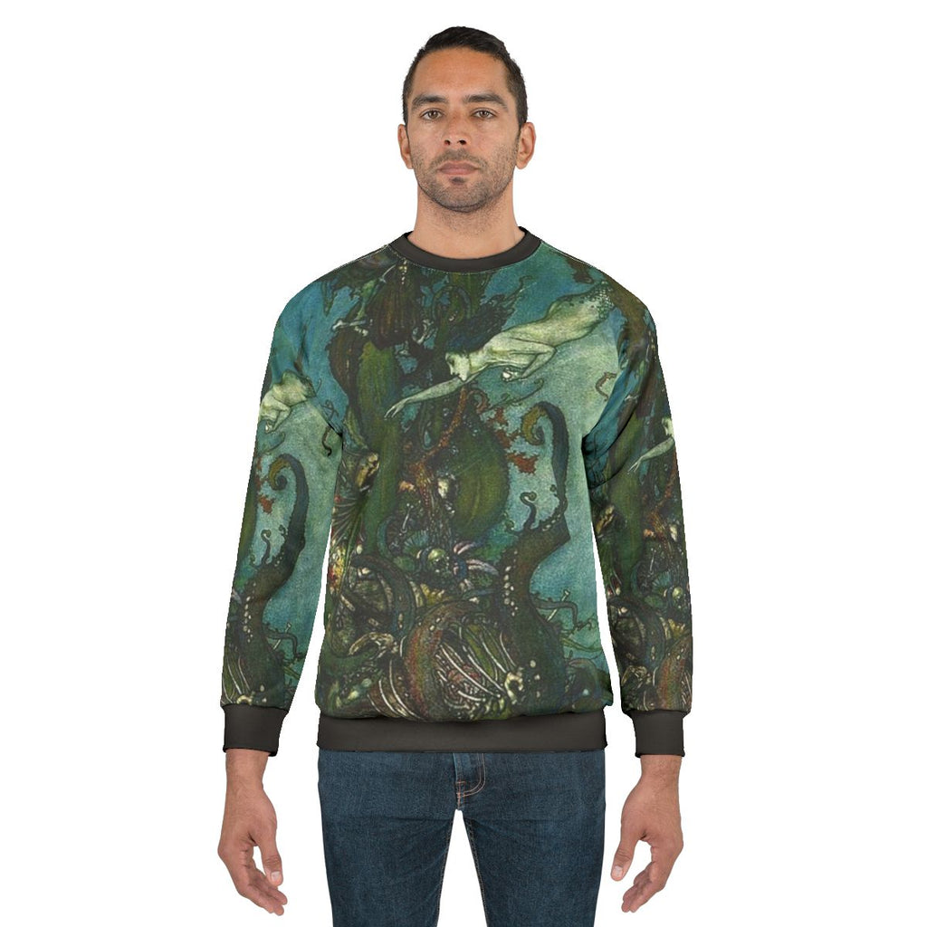 Edmund Dulac's 'The Mermaid' Sweatshirt