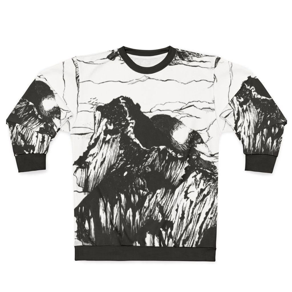 Microphones Mount Eerie Indie Folk Music Sweatshirt