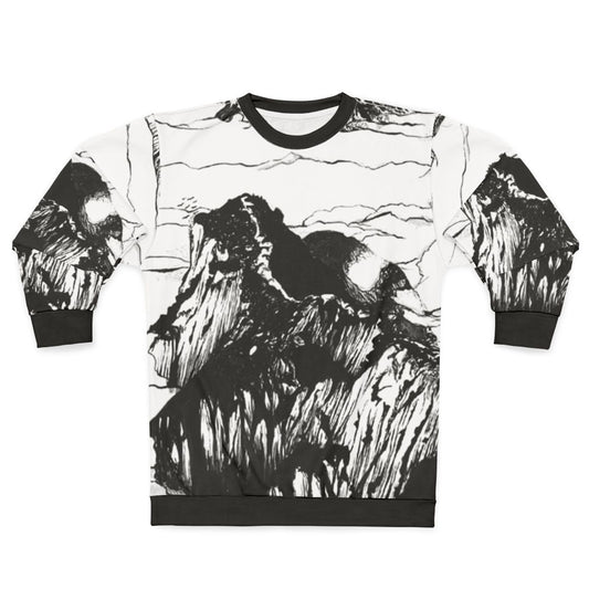 Microphones Mount Eerie Indie Folk Music Sweatshirt