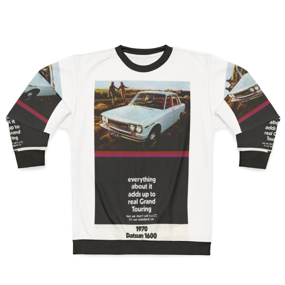 Datsun 1600 Sweatshirt for Retro Car Lovers