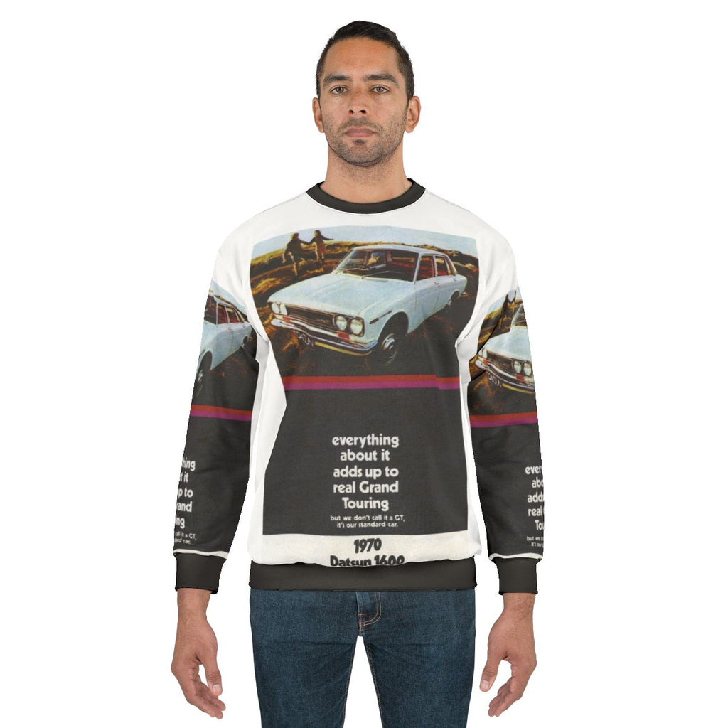 Datsun 1600 Sweatshirt for Retro Car Lovers