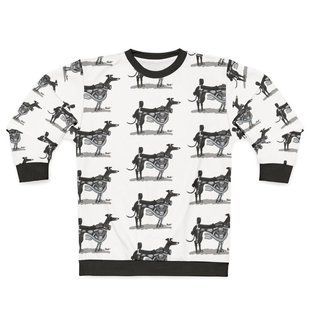 Milwaukee One Sweatshirt featuring a sighthound cartoon design