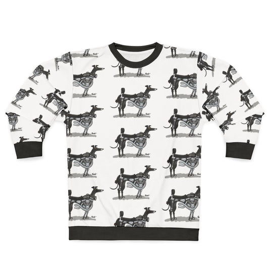 Milwaukee One Sweatshirt featuring a sighthound cartoon design