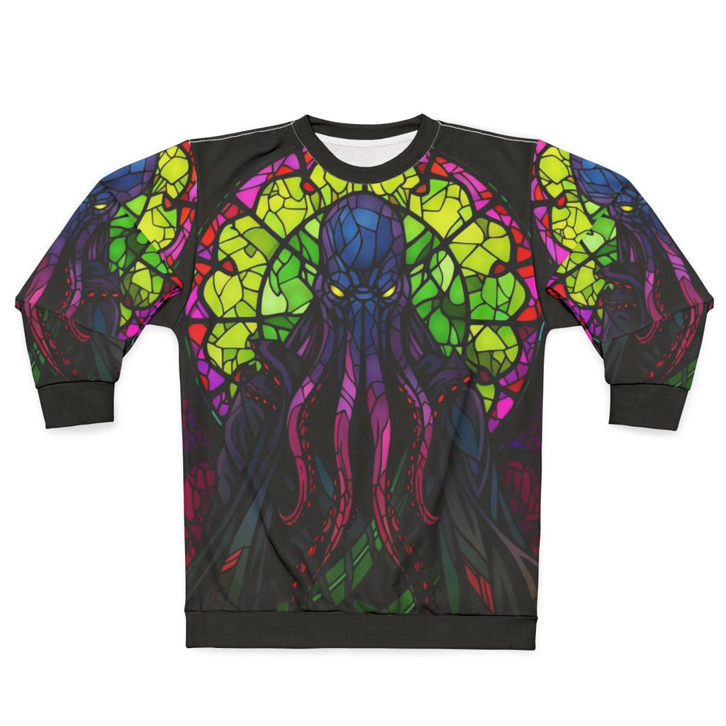 Mindflayer Stained Glass Dungeons & Dragons Sweatshirt