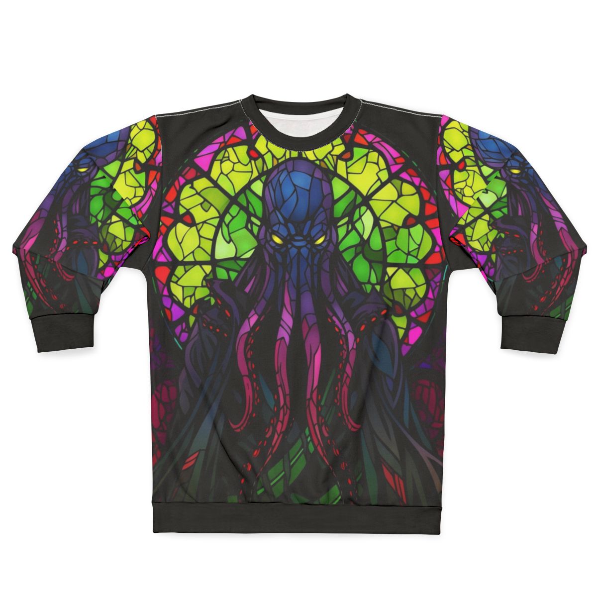 Mindflayer Stained Glass Dungeons & Dragons Sweatshirt