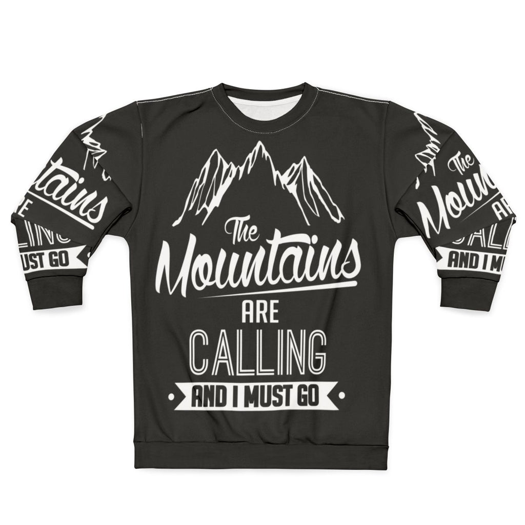 Mountains Calling Skiing Sweatshirt