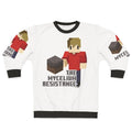 The Mycelium Resistance Sweatshirt featuring Grian's character from Hermitcraft