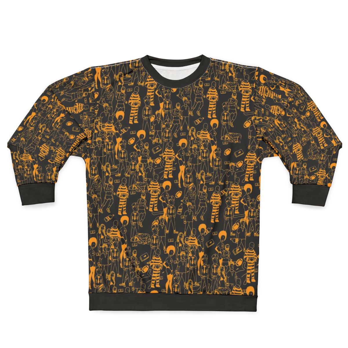 Never Story Sweatshirt featuring rap and hip hop inspired graphics
