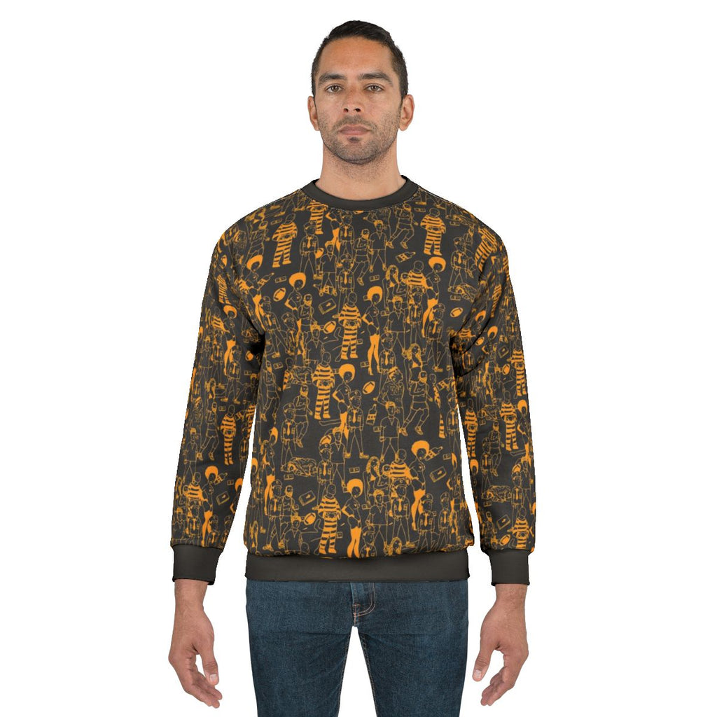 Never Story Sweatshirt featuring rap and hip hop inspired graphics