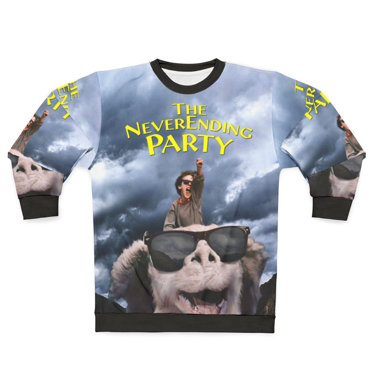Neverending Party Fantasy Sweatshirt featuring Falcor the Luck Dragon