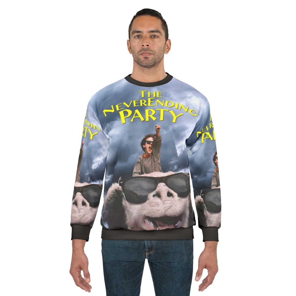 Neverending Party Fantasy Sweatshirt featuring Falcor the Luck Dragon